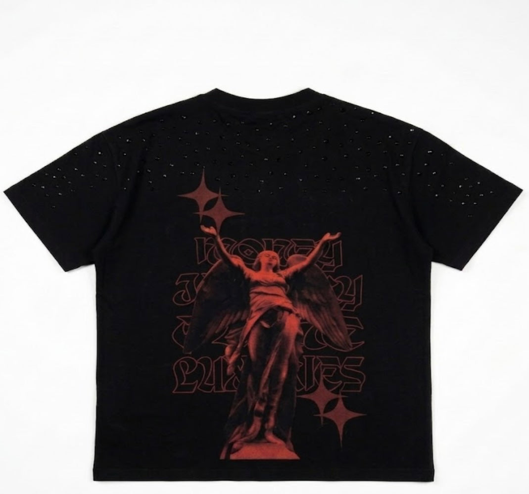 NO LOVE CRYSTALS BLACK