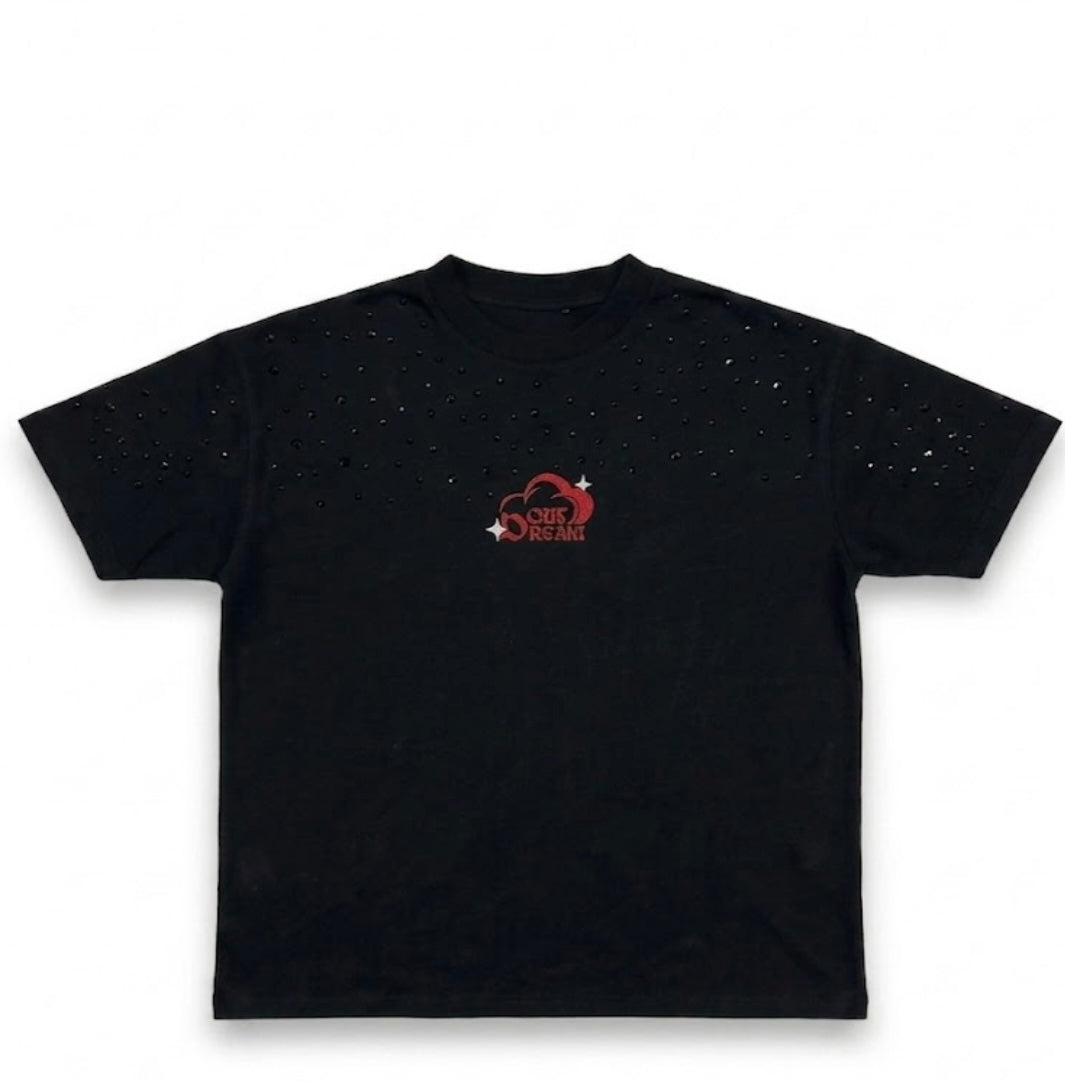 NO LOVE CRYSTALS BLACK
