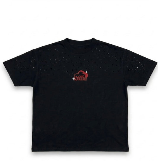 NO LOVE CRYSTALS BLACK